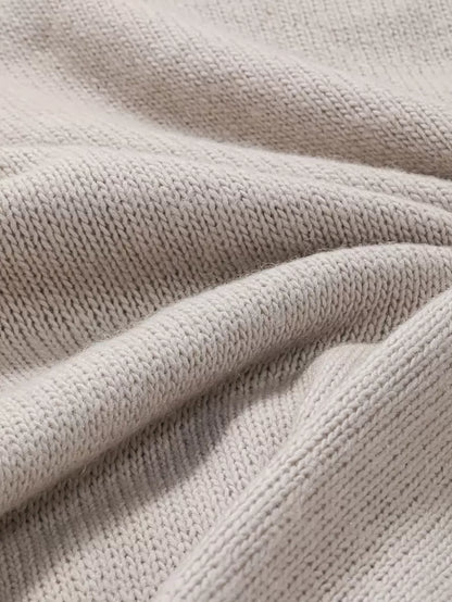 Lofoten Oversized Turtleneck Drop Shoulder Knit Sweater