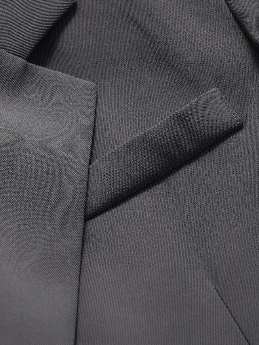 Pimlico Oversized Single Button Notch Lapel Blazer