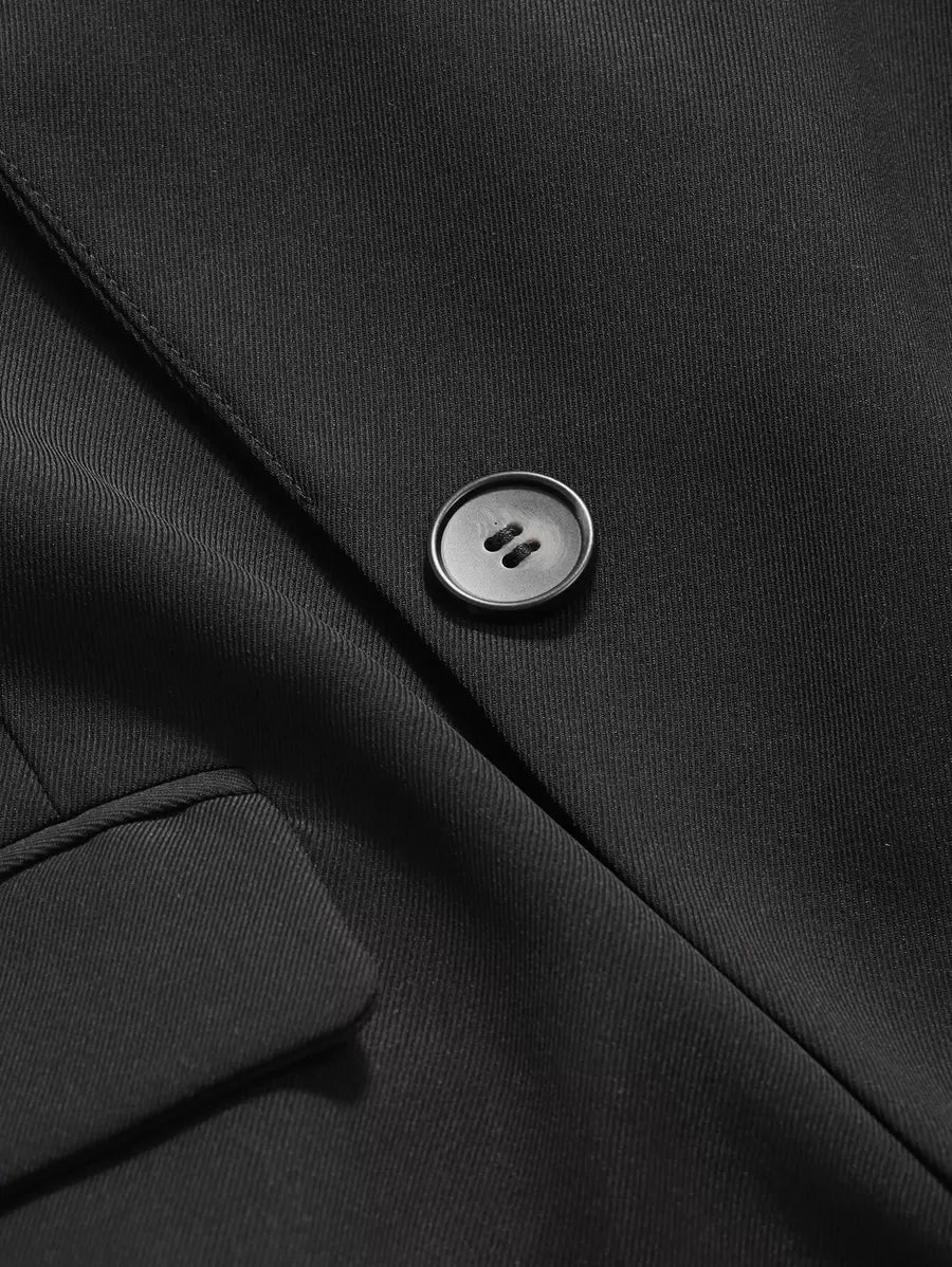 Pimlico Oversized Single Button Notch Lapel Blazer