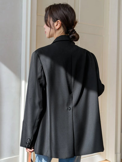 Pimlico Oversized Single Button Notch Lapel Blazer