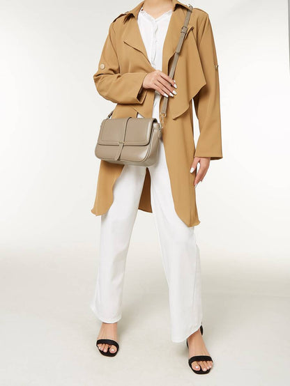 Kilkenny Vintage Flap Crossbody Bag with Buckle Strap