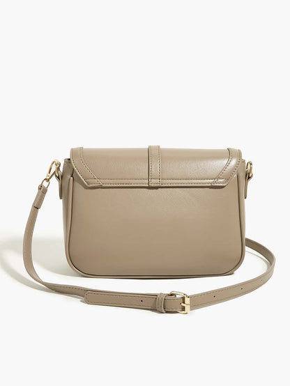 Kilkenny Vintage Flap Crossbody Bag with Buckle Strap