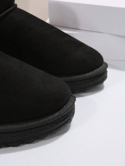 2025New Autumn/Winter Women Snow Boots, Versatile, Minimalist, Warm, Anti-Slip Short Shaft Female Boots,Fur Boots Mensa