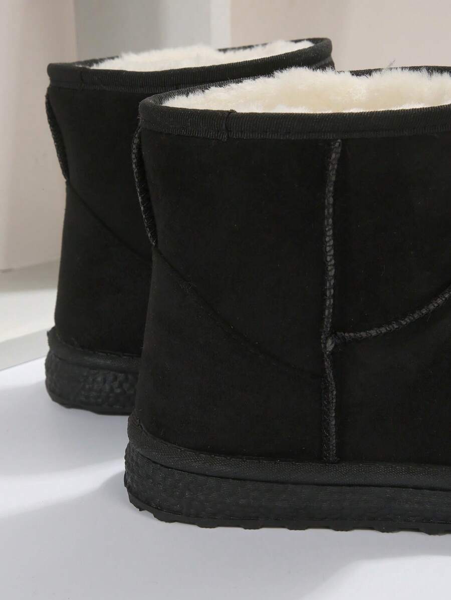 2025New Autumn/Winter Women Snow Boots, Versatile, Minimalist, Warm, Anti-Slip Short Shaft Female Boots,Fur Boots Mensa