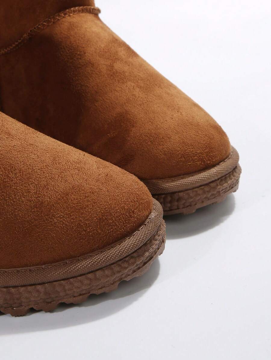 2025New Autumn/Winter Women Snow Boots, Versatile, Minimalist, Warm, Anti-Slip Short Shaft Female Boots,Fur Boots Mensa
