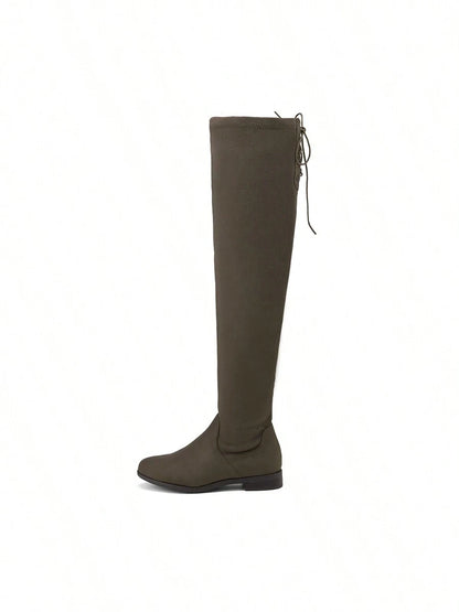 Women's Over The Knee High Low Block Heel Riding Boots Autumn & Winter Fashionable Comfortable Boots Mensa