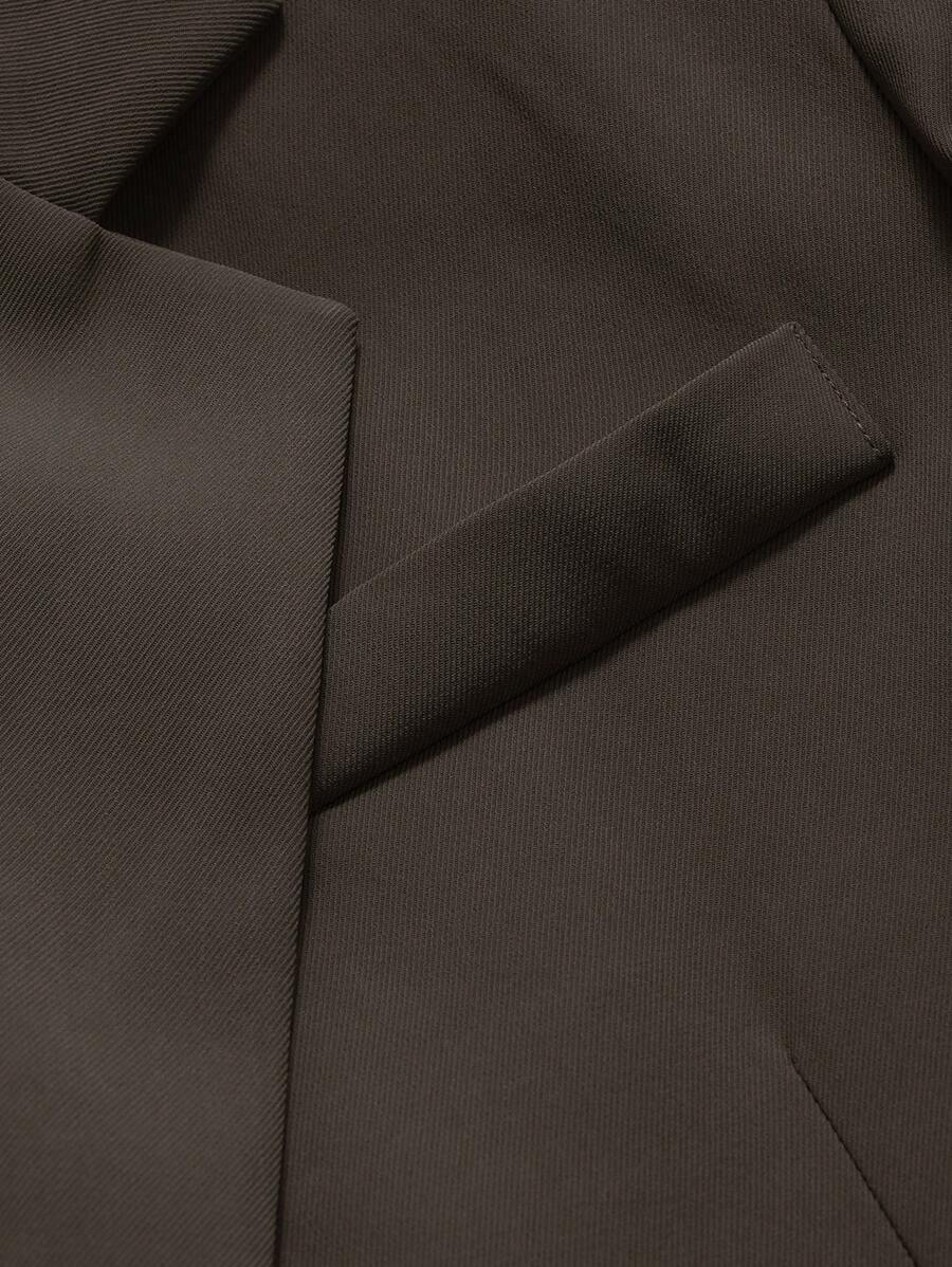 Pimlico Oversized Single Button Notch Lapel Blazer