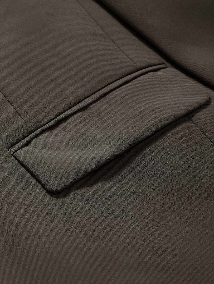 Pimlico Oversized Single Button Notch Lapel Blazer