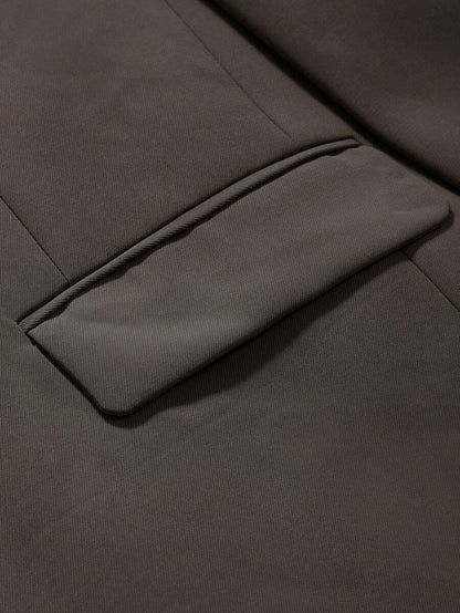 Pimlico Oversized Single Button Notch Lapel Blazer