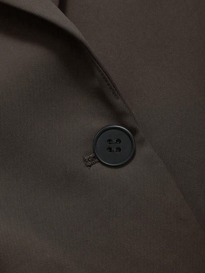 Pimlico Oversized Single Button Notch Lapel Blazer