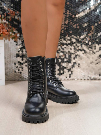 Fall/Winter 2025 New Arrival Thermal Lined Fashionable Anti-Slip Women's Mid-Calf Boots,Fur Boots Mensa