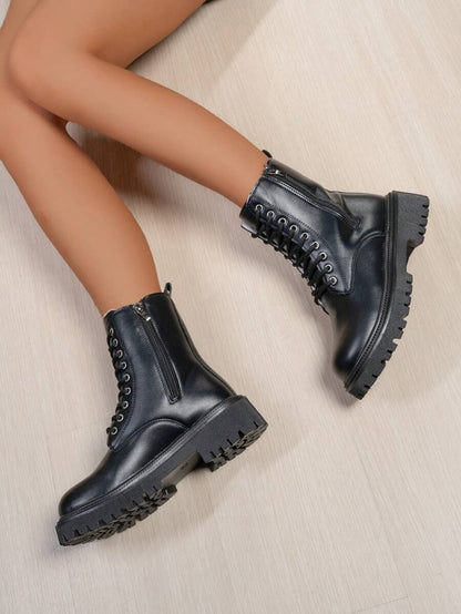 Fall/Winter 2025 New Arrival Thermal Lined Fashionable Anti-Slip Women's Mid-Calf Boots,Fur Boots Mensa