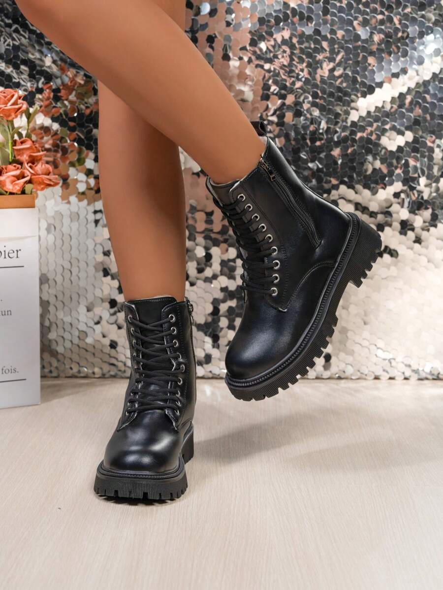 Fall/Winter 2025 New Arrival Thermal Lined Fashionable Anti-Slip Women's Mid-Calf Boots,Fur Boots Mensa