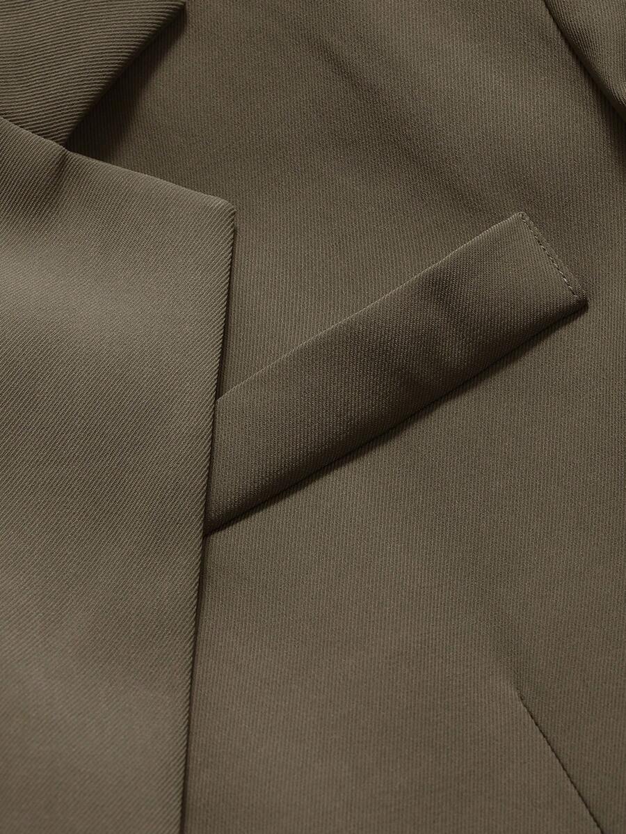 Pimlico Oversized Single Button Notch Lapel Blazer