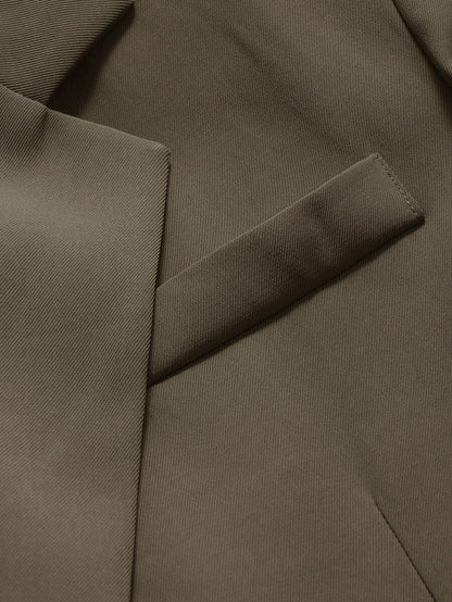 Pimlico Oversized Single Button Notch Lapel Blazer