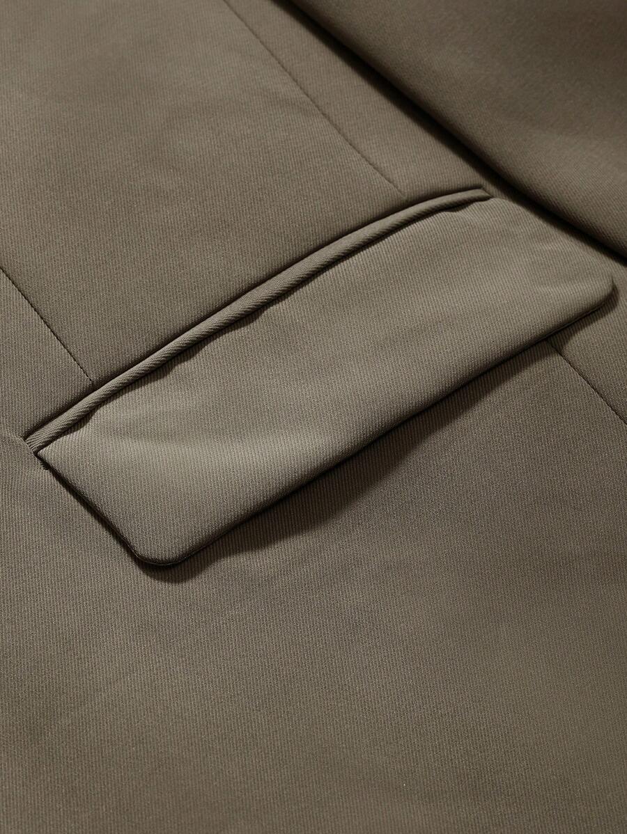 Pimlico Oversized Single Button Notch Lapel Blazer