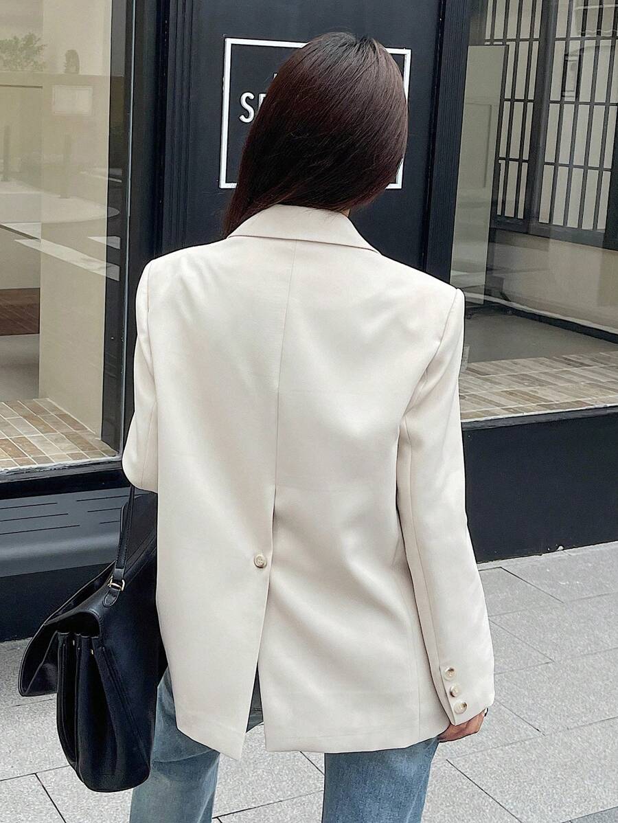 Pimlico Oversized Single Button Notch Lapel Blazer