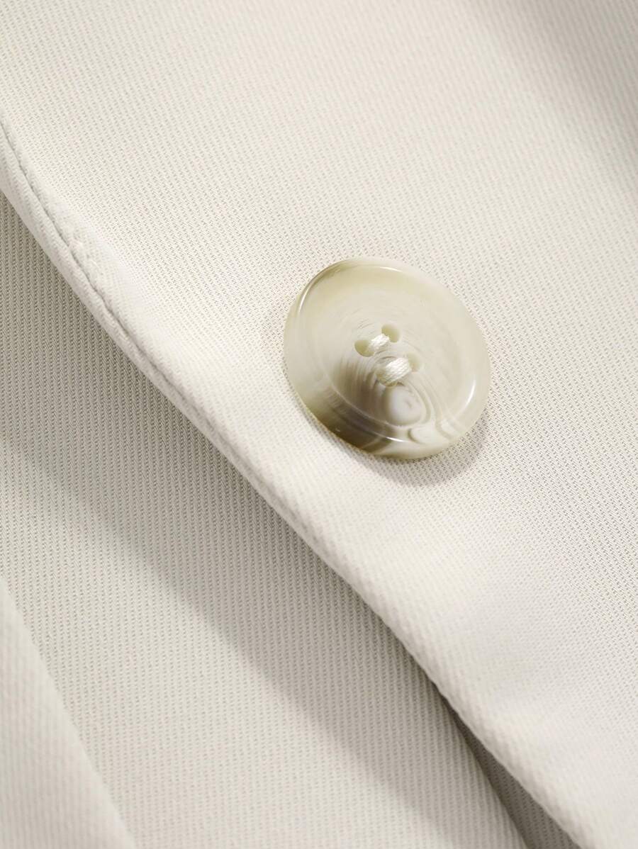Pimlico Oversized Single Button Notch Lapel Blazer