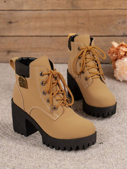2024 New Stylish Mid-Heel Anti-Slip Boots, Korean Version Lightweight Warm Boots For Women, Autumn/Winter Mensa