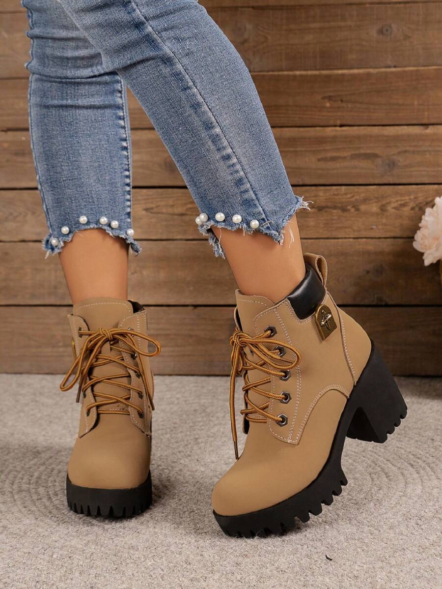 2024 New Stylish Mid-Heel Anti-Slip Boots, Korean Version Lightweight Warm Boots For Women, Autumn/Winter Mensa
