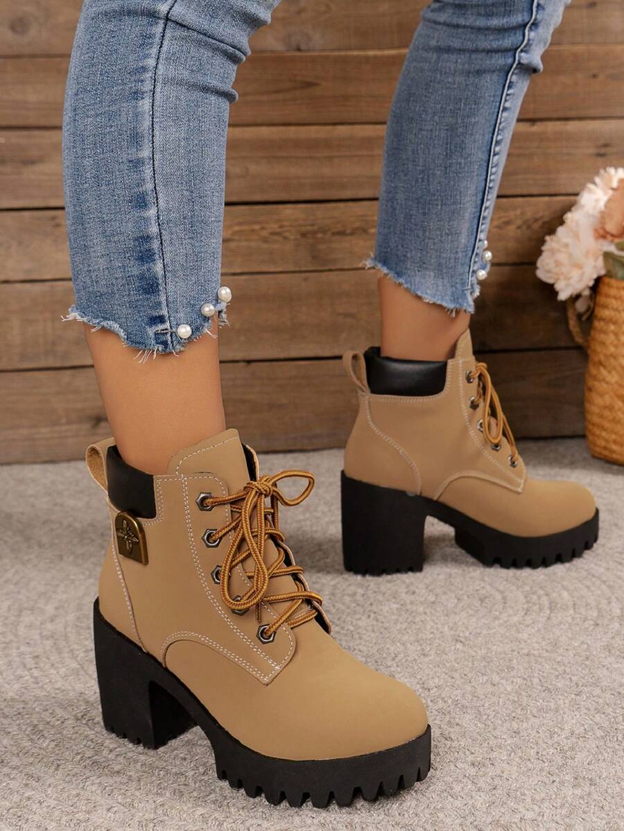 2024 New Stylish Mid-Heel Anti-Slip Boots, Korean Version Lightweight Warm Boots For Women, Autumn/Winter Mensa