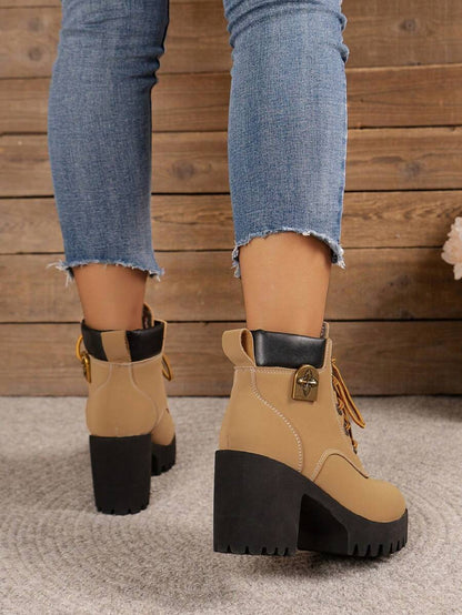 2024 New Stylish Mid-Heel Anti-Slip Boots, Korean Version Lightweight Warm Boots For Women, Autumn/Winter Mensa