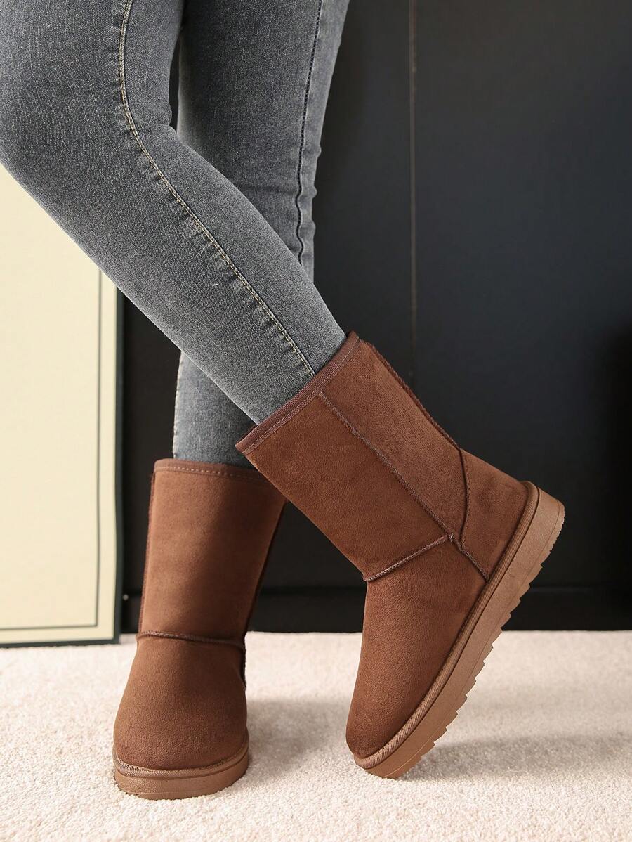 Latest Winter Snow Fashionable Mid-Calf Warm Women Boots, Fur, Party Mensa