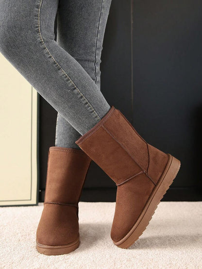 Latest Winter Snow Fashionable Mid-Calf Warm Women Boots, Fur, Party Mensa