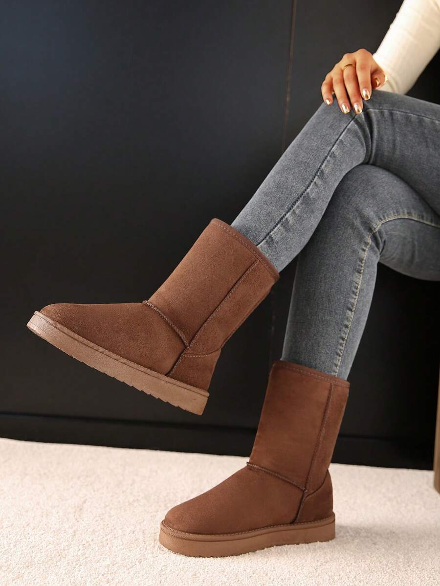 Latest Winter Snow Fashionable Mid-Calf Warm Women Boots, Fur, Party Mensa