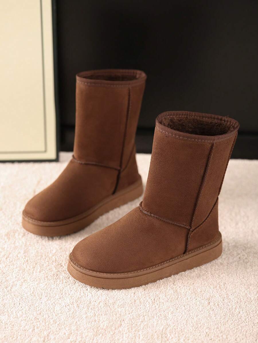 Latest Winter Snow Fashionable Mid-Calf Warm Women Boots, Fur, Party Mensa