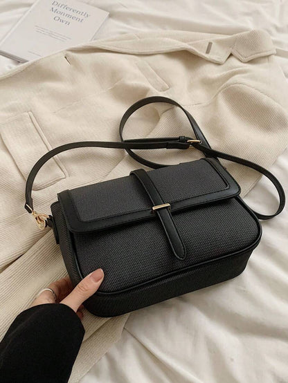 Kilkenny Vintage Flap Crossbody Bag with Buckle Strap