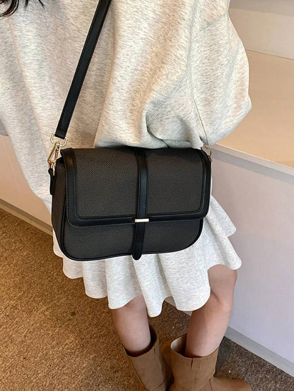 Kilkenny Vintage Flap Crossbody Bag with Buckle Strap