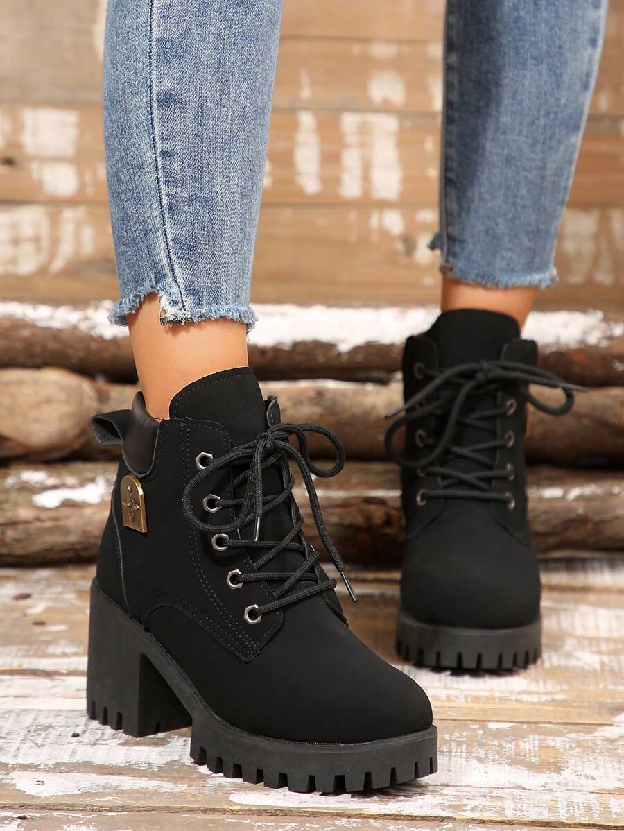 2024 New Stylish Mid-Heel Anti-Slip Boots, Korean Version Lightweight Warm Boots For Women, Autumn/Winter Mensa