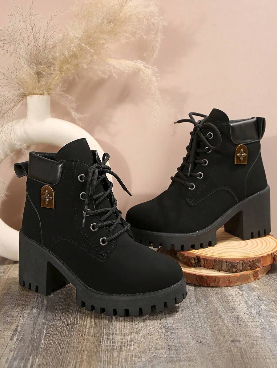 2024 New Stylish Mid-Heel Anti-Slip Boots, Korean Version Lightweight Warm Boots For Women, Autumn/Winter Mensa