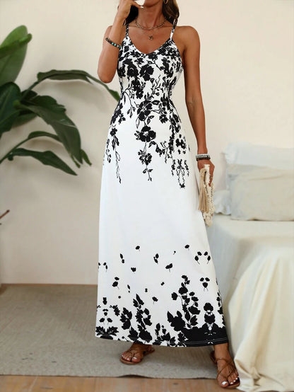 Breezaya Women's Casual Vacation Bohemian Style Dress Mensa