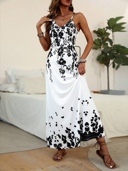 Breezaya Women's Casual Vacation Bohemian Style Dress Mensa