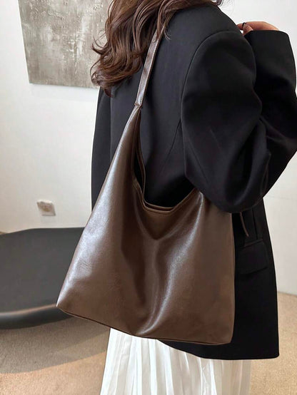 Savannah Large Slouchy Hobo Shoulder Bag with Top Handle