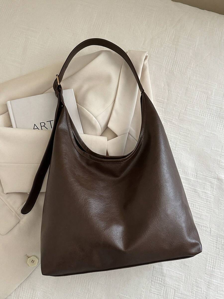 Savannah Large Slouchy Hobo Shoulder Bag with Top Handle