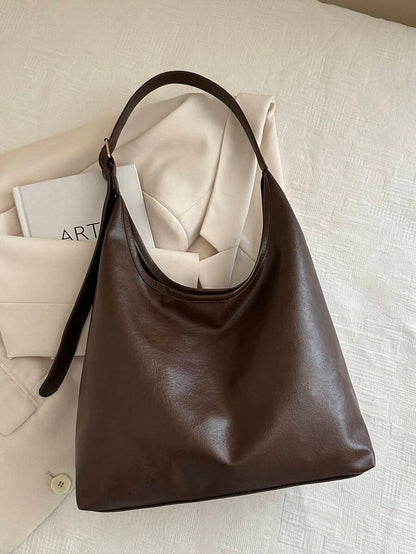Savannah Large Slouchy Hobo Shoulder Bag with Top Handle