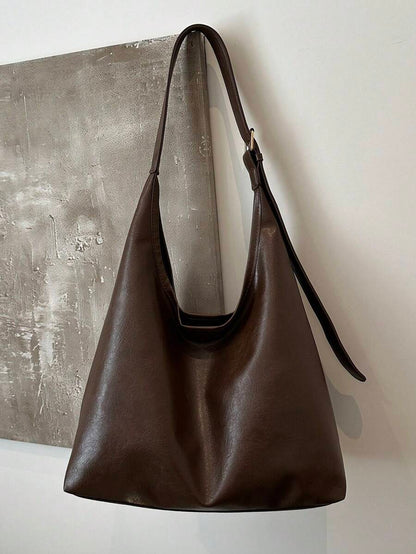 Savannah Large Slouchy Hobo Shoulder Bag with Top Handle
