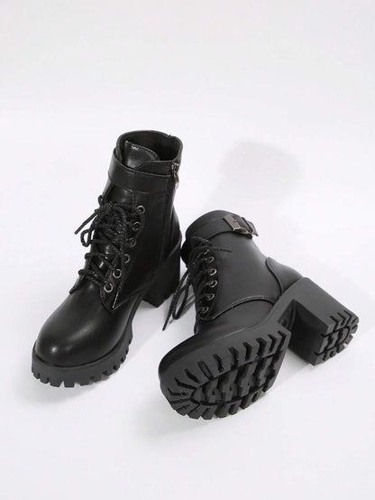 2024 New Stylish Mid-Heel Anti-Slip Boots, Korean Version Lightweight Warm Boots For Women, Autumn/Winter Mensa