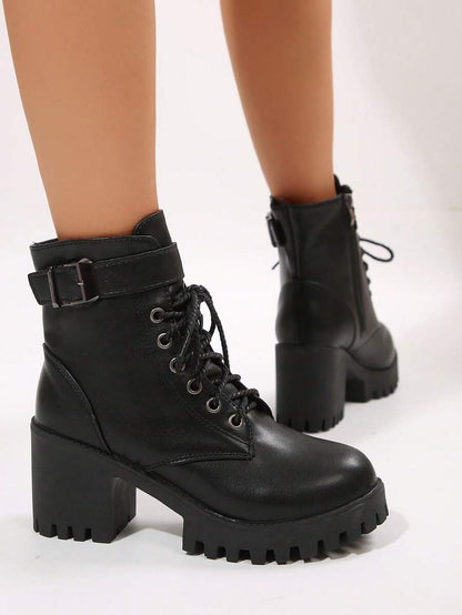 2024 New Stylish Mid-Heel Anti-Slip Boots, Korean Version Lightweight Warm Boots For Women, Autumn/Winter Mensa