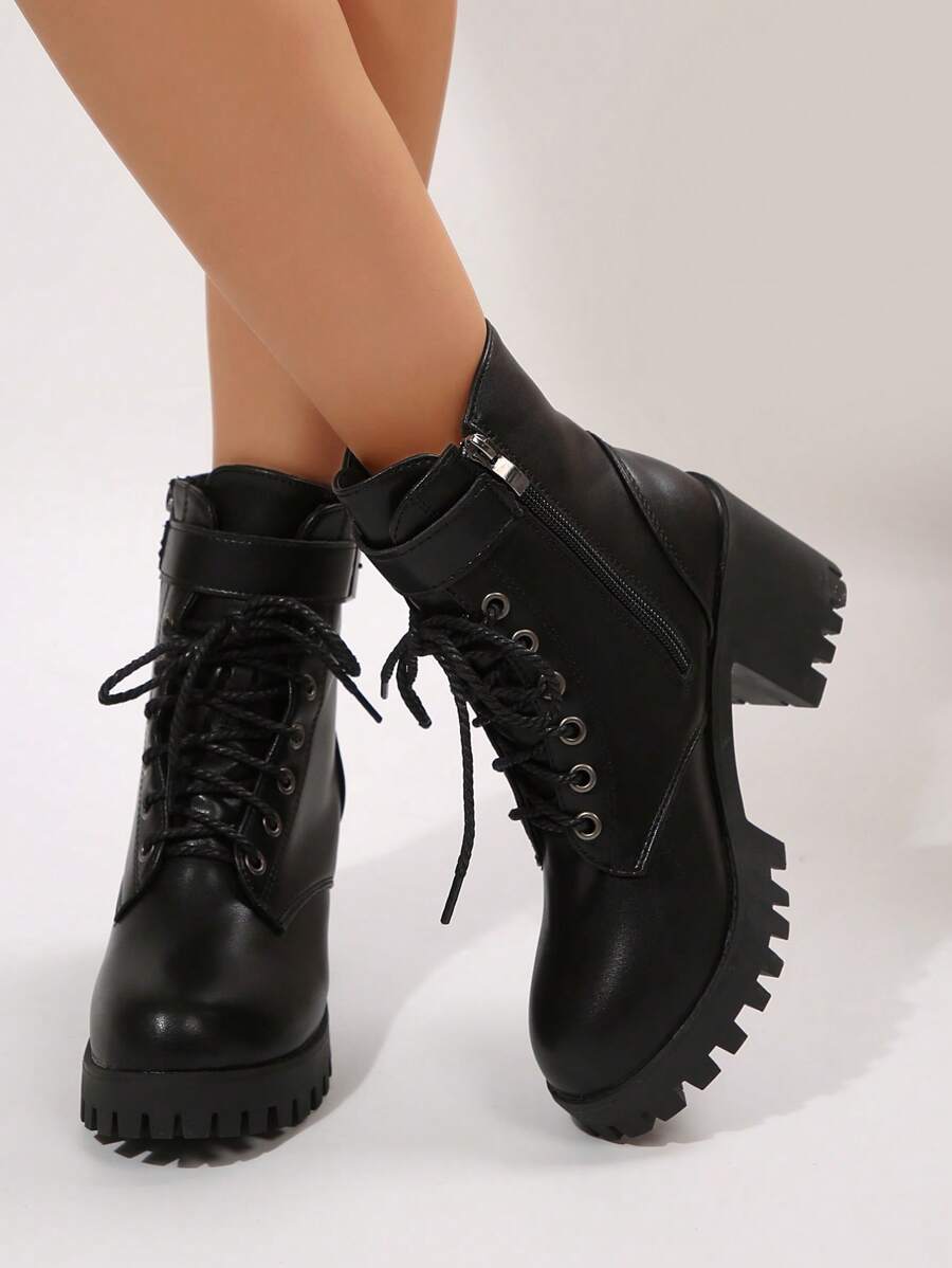 2024 New Stylish Mid-Heel Anti-Slip Boots, Korean Version Lightweight Warm Boots For Women, Autumn/Winter Mensa