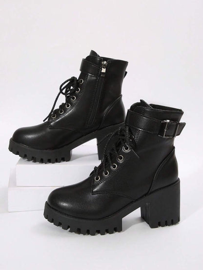2024 New Stylish Mid-Heel Anti-Slip Boots, Korean Version Lightweight Warm Boots For Women, Autumn/Winter Mensa