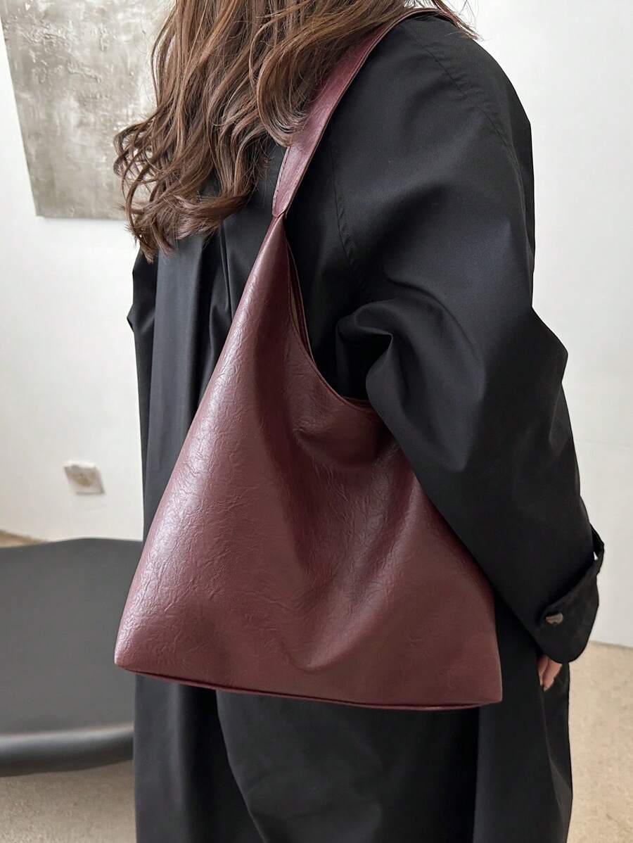 Savannah Large Slouchy Hobo Shoulder Bag with Top Handle
