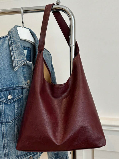 Savannah Large Slouchy Hobo Shoulder Bag with Top Handle