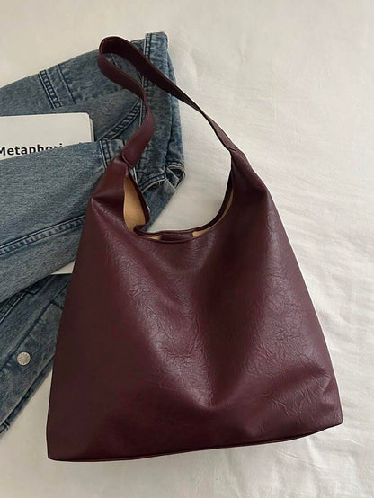 Savannah Large Slouchy Hobo Shoulder Bag with Top Handle