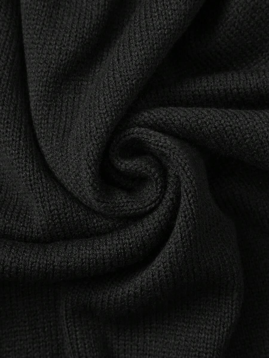 Bled Turtleneck Sweater and Wide Leg Pants Knit Set