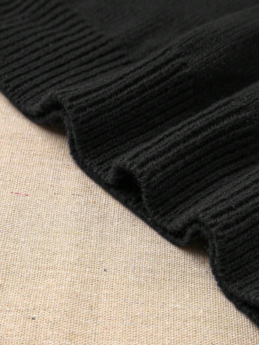 Bled Turtleneck Sweater and Wide Leg Pants Knit Set