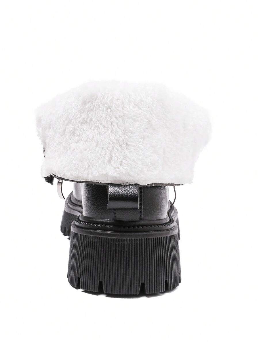Fall/Winter 2025 New Arrival Thermal Lined Fashionable Anti-Slip Women's Mid-Calf Boots,Fur Boots Mensa